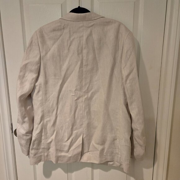 NWT Vineyard Vines Linen Blazer Jacket Stone 42R - Picture 5 of 5